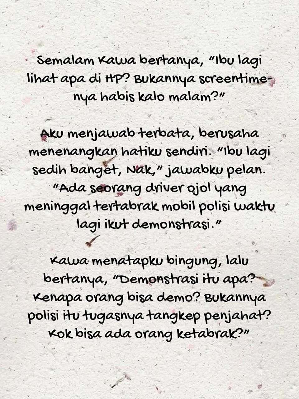 Postingan IG Andien